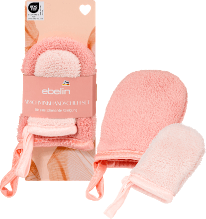 Make-up remover handschoenenset 2-delig Glowing Skin, 1 stuk