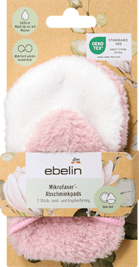 Microvezel make-up remover pads, 2 stuks