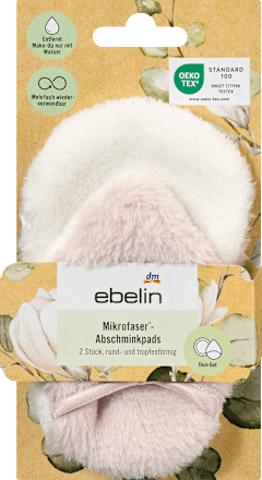Abschminkpads aus Mikrofaser, 2 St