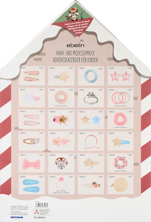 Adventskalender Haar &amp; Mode Sieraden KIDS 2025, 1 st