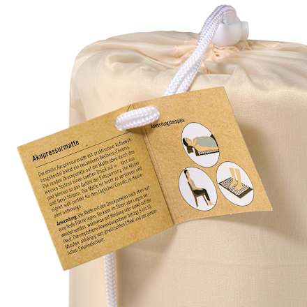 Akupressur-Matte, beige, 1 St