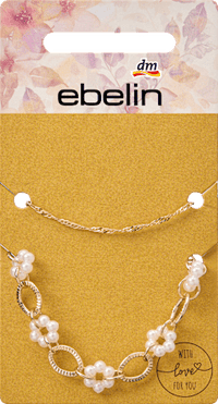 Armbanden met parels, goudlook, 2 stuks