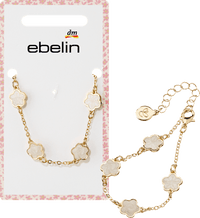 Armband mit Blumen, Gold-Optik, 1 St