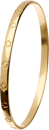 ebelin Armreif mit Blumen, Gold-Optik, 1 St