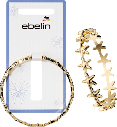 ebelin Armreif Seestern, Gold-Optik, 1 St