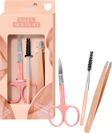 Wenkbrauwset 3-delig Glowing Skin, 1 stuk