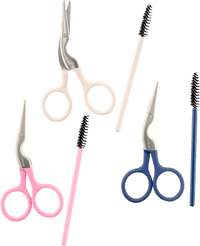 Augenbrauenschere mit Bürstchen, 1 St