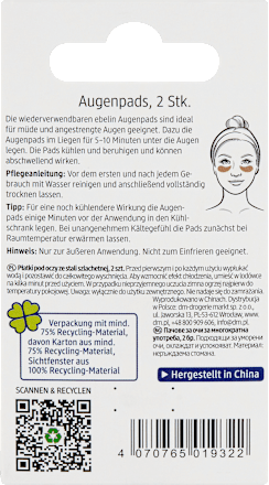 Augensteine aus Edelstahl Wellness Oasis, 2 St