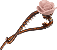 Bananen-Haarspange mit Blume, 1 St