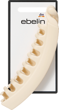 ebelin Bananenghaarspange, schwarz/braun/beige, 1 St