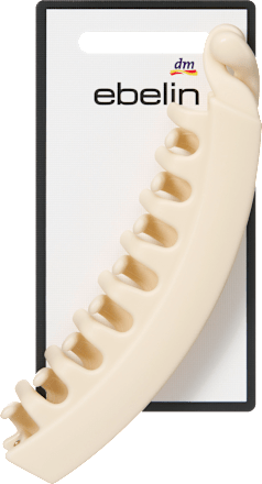 Bananenghaarspange, schwarz/braun/beige, 1 St
