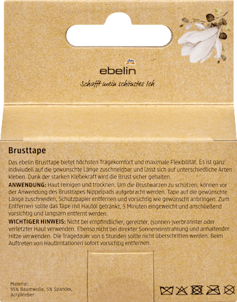Borsttape beige, 5 m