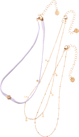 Choker kettingen Stay wild, Kind, 3 stuks