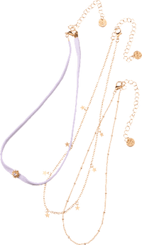 Choker kettingen Stay wild, Kind, 3 stuks