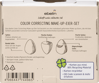 Color Correcting Make-up Eier-Set, 3 St ebelin