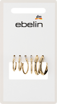 Creolen Gold-Optik, 6 St