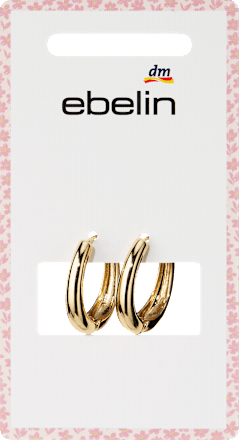 ebelin Creolen Gold-Optik, 2 St