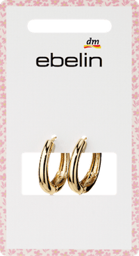 ebelin Creolen Gold-Optik, 2 St