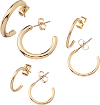 Creolen Gold-Optik, 6 St
