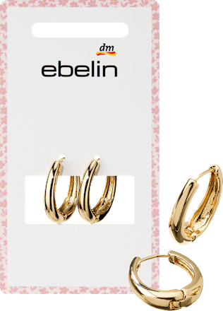 ebelin Creolen Gold-Optik, 2 St