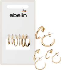 Creolen Gold-Optik, 6 St