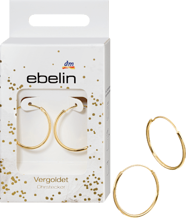 Creolen klassisch vergoldeter Modeschmuck, 2 St