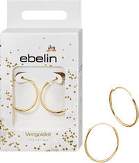 Creolen klassisch vergoldeter Modeschmuck, 2 St