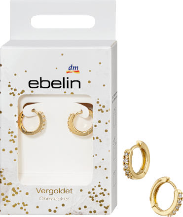 Creolen oorbellen verguld mode-sieraden, 2 stuks