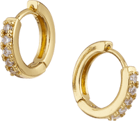 Creolen oorbellen verguld mode-sieraden, 2 stuks