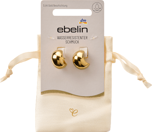 Creolen wasserfest, Gold-Optik, 2 St