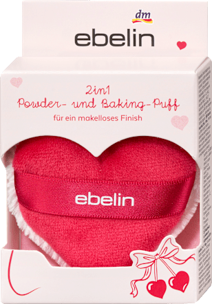 Doppelseitiger Powderpuff "Cherry Love", 1 St