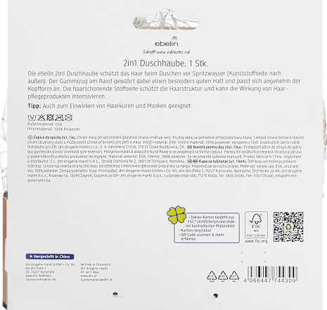 Douchekap 2in1 Beauty Eve Routine, 1 st.