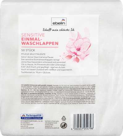 Einmalwaschlappen sensitiv, 50 St