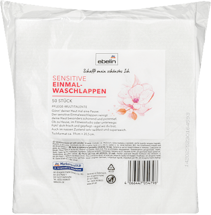 Einmalwaschlappen sensitiv, 50 St