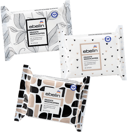 Vochtige zijden washandjes, 30 stuks