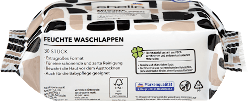 Vochtige zijden washandjes, 30 stuks