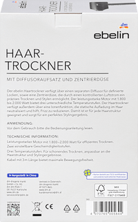 ebelin Föhn, Haartrockner, 1 St