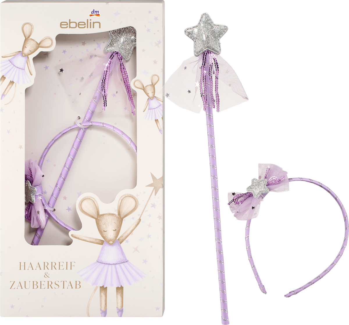 Geschenkset Fee Haarreif & Zauberstab 2tlg, 1 St