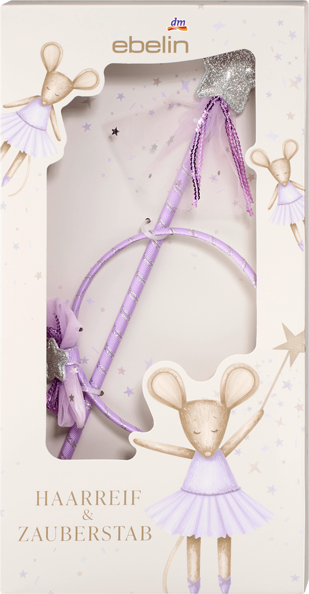 Geschenkset Fee Haarreif & Zauberstab 2tlg, 1 St