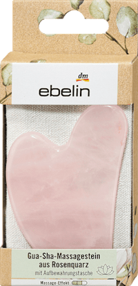 Gua Sha Y-Stone Rozenkwarts, 1 st.
