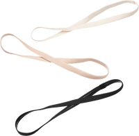 Haarbänder Sport, creme/rosa/schwarz, 3 St