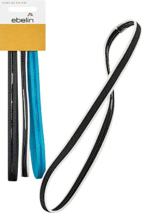 Haarbanden Sport smal, 3 stuks