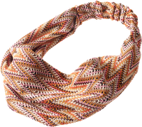 Haarband mit Ethno-Muster, braun, 1 St