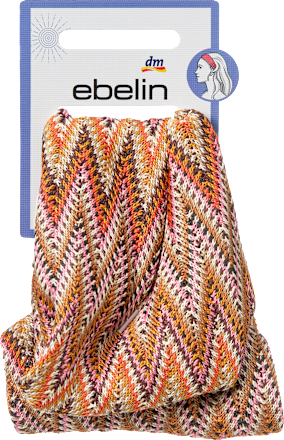 ebelin Haarband mit Ethno-Muster, braun, 1 St
