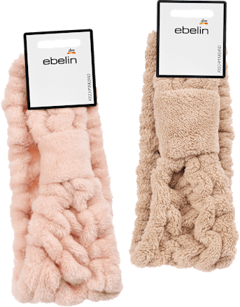 Haarband rosa/beige, 1 St