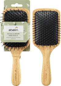 Haarborstel Bamboe Massage &amp; Ontklitmiddel, 1 st