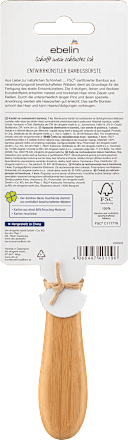 Haarborstel ontklit bamboe met handvat, 1 stuk