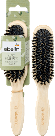 Haarbürste Holz Glanz, schmal, 1 St