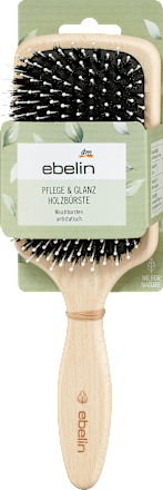 Haarborstel houtverzorging &amp; glans, extra breed, 1 stuk