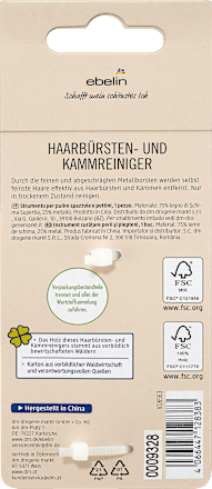 Haarborstel- en kamreiniger, 1 stuk